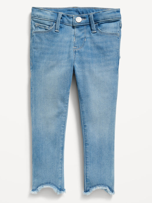 Unisex Rockstar 360° Stretch Frayed-Hem Jeggings for Toddler