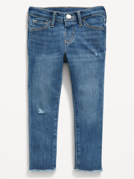 Rockstar 360° Stretch Frayed-Hem Jeggings for Toddler Girls