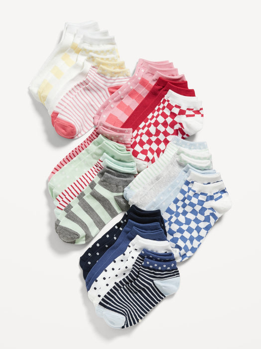 Ankle Socks 20-Pack for Girls