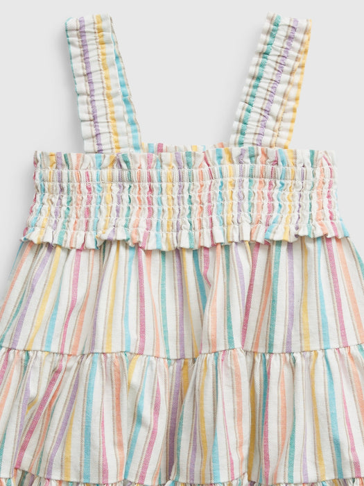 Baby Tiered Stripe Dress Set