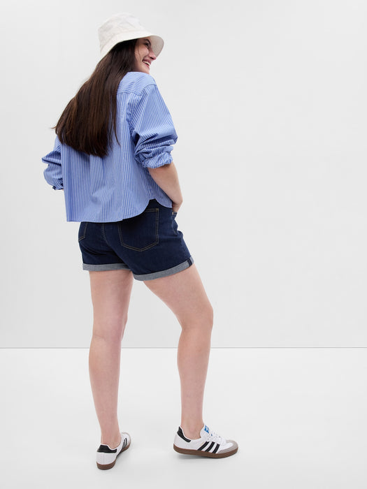 5" Mid Rise Girlfriend Shorts