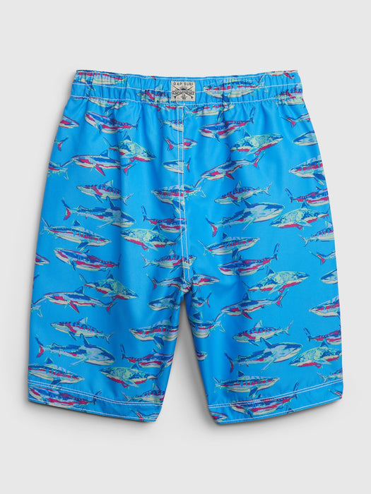 Kids 100% Recycled Swim Board Shorts