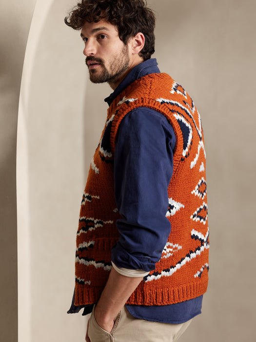 BR ARCHIVES Trekking Sweater Vest