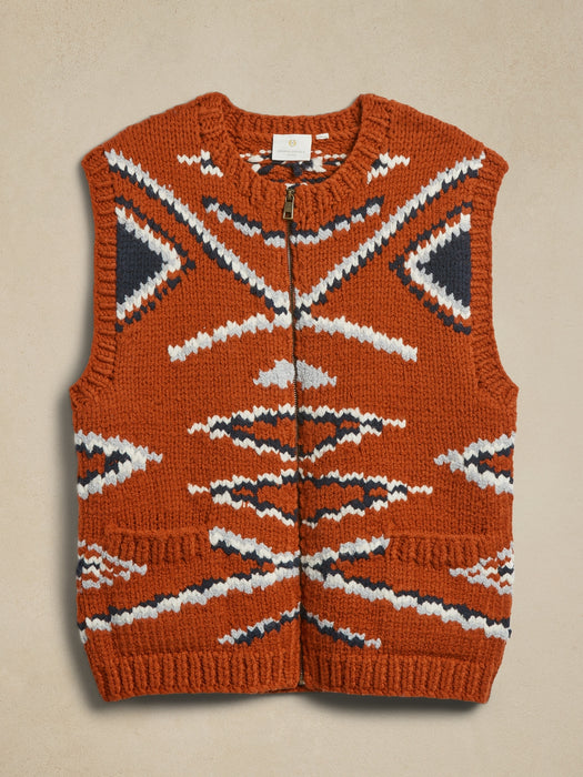 BR ARCHIVES Trekking Sweater Vest