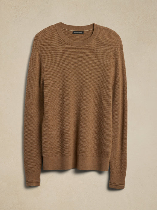 Sante Italian Merino Crew-Neck Sweater