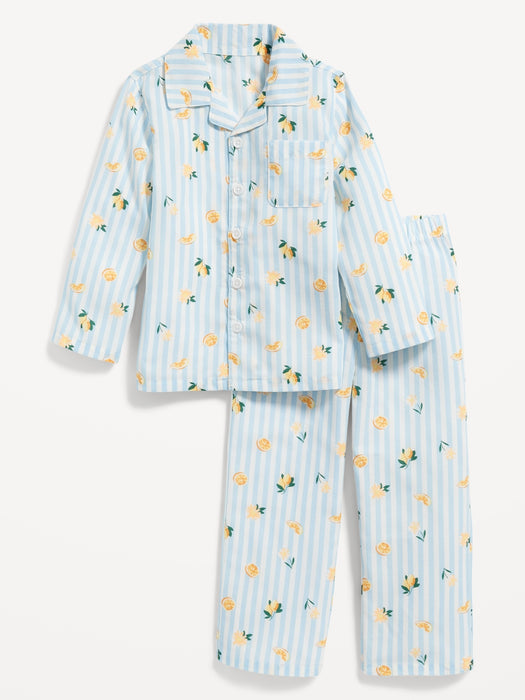 Unisex Matching Printed Pajama Set for Toddler & Baby