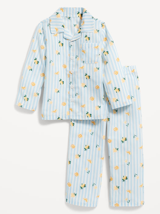 Unisex Matching Printed Pajama Set for Toddler & Baby