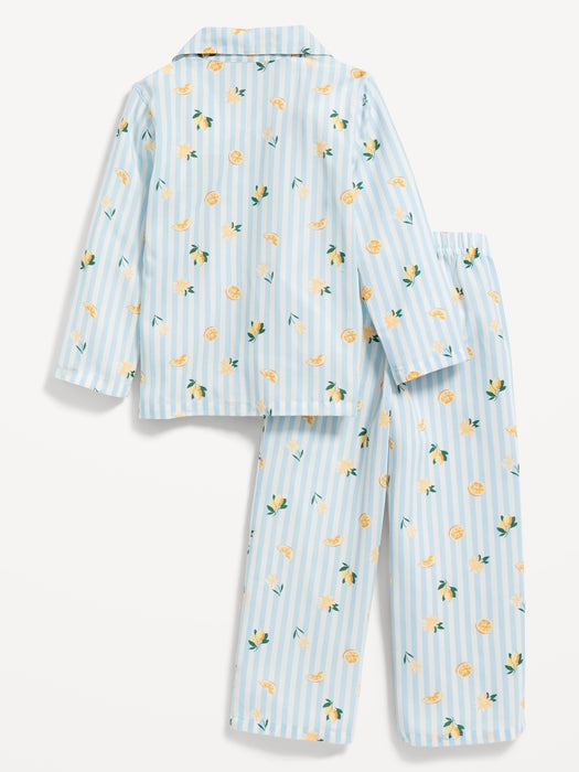 Unisex Matching Printed Pajama Set for Toddler & Baby