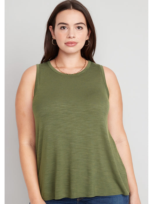 Luxe Slub-Knit Tank Top