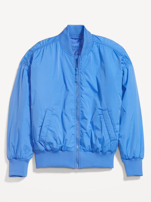 Oversized Bomber Jacket for Women