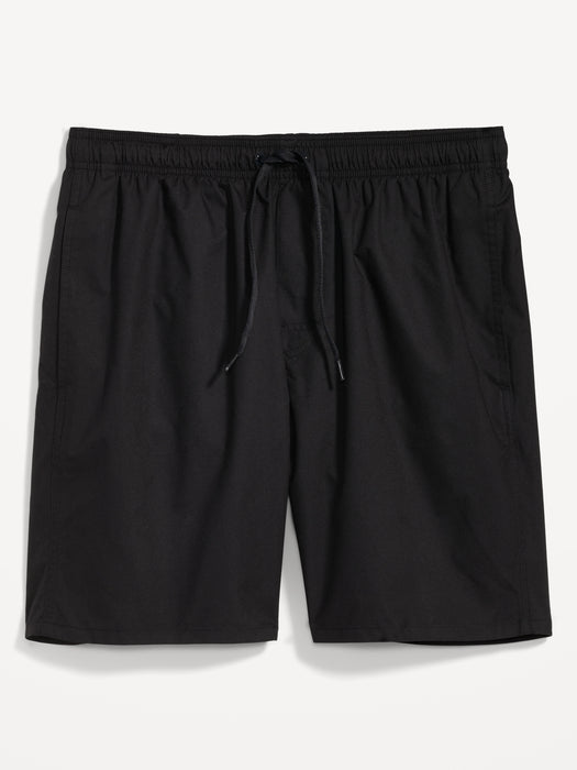 Solid Swim Trunks -- 7-inch inseam