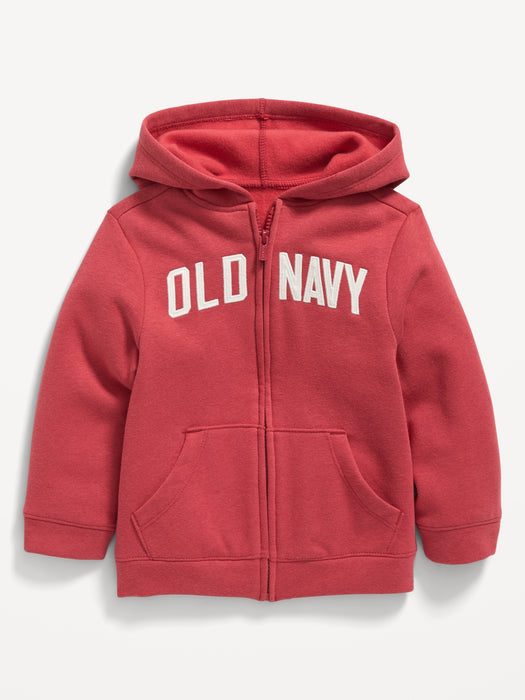 Unisex Logo-Graphic Zip Hoodie for Toddler