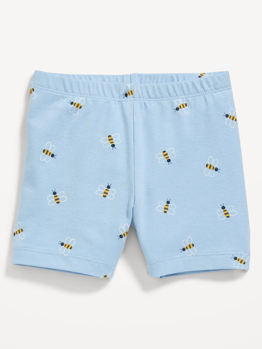 Jersey-Knit Biker Shorts for Toddler Girls