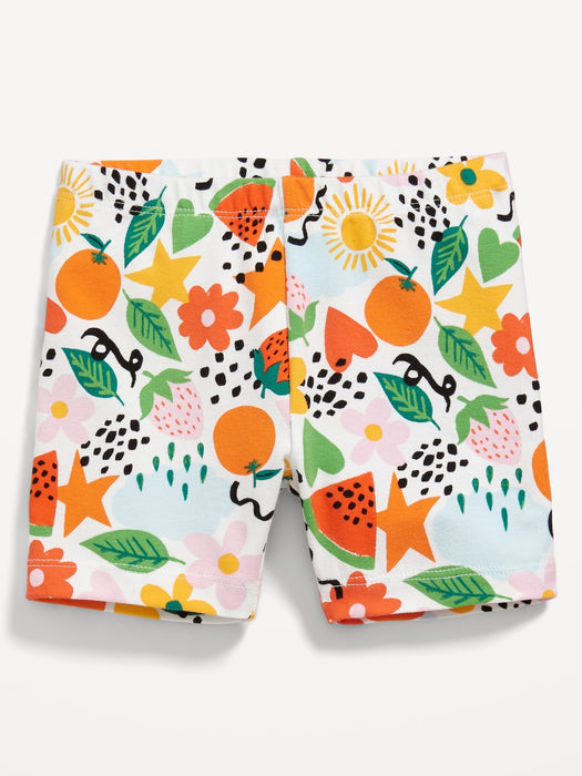 Jersey-Knit Biker Shorts for Toddler Girls