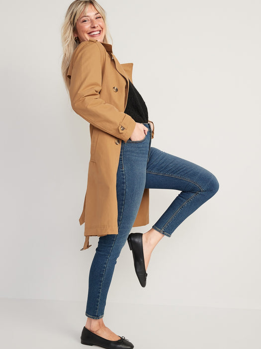 High-Waisted Built-In Warm Rockstar Super-Skinny Jeans