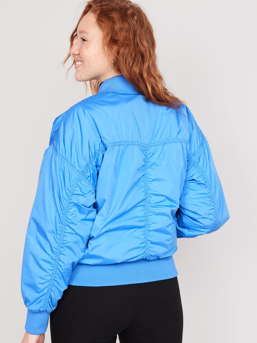 Oversized Bomber Jacket for Women