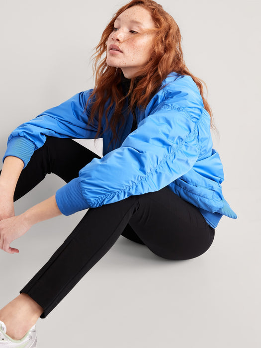 Oversized Bomber Jacket for Women