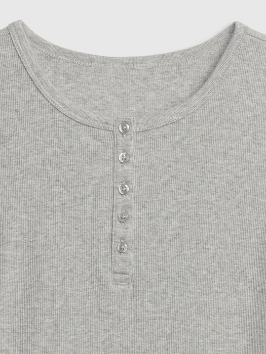 Kids Rib Henley T-Shirt