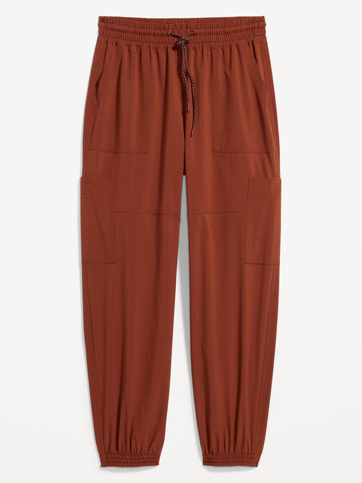 Extra High-Waisted StretchTech Cargo Jogger Pants for Women