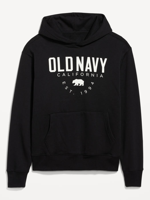 Logo-Graphic Pullover Hoodie for Men