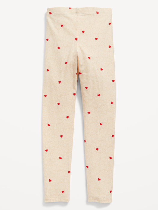 Printed Built-In Tough Full-Length Leggings for Girls
