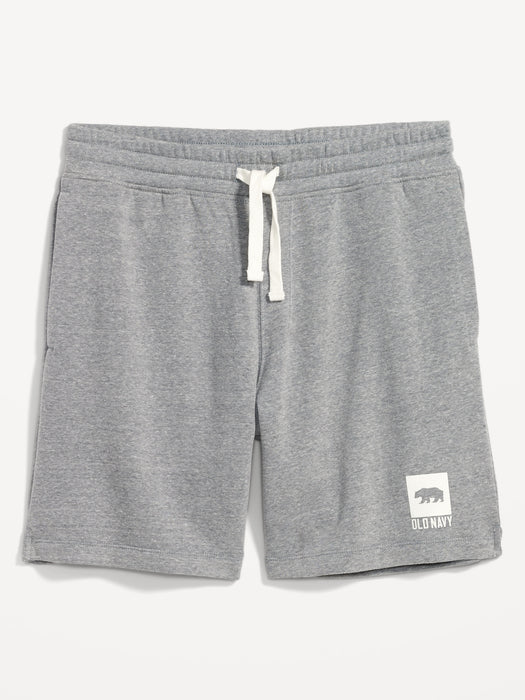 Fleece Logo Shorts for Men -- 7-inch inseam