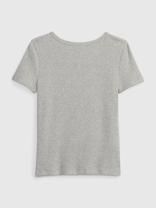 Kids Rib Henley T-Shirt