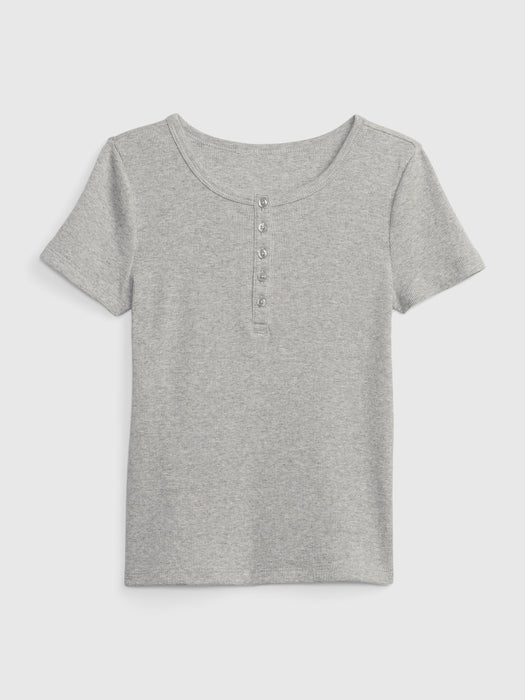 Kids Rib Henley T-Shirt