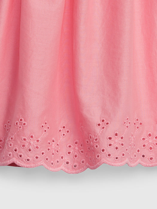 Toddler Puff Sleeve Eyelet Top