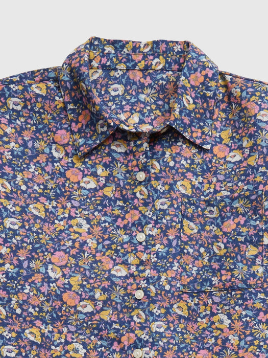 Kids 100% Recycled Floral PJ Shorts Set