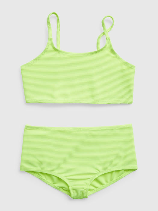 Kids Recycled Tankini Swim Two-Piece