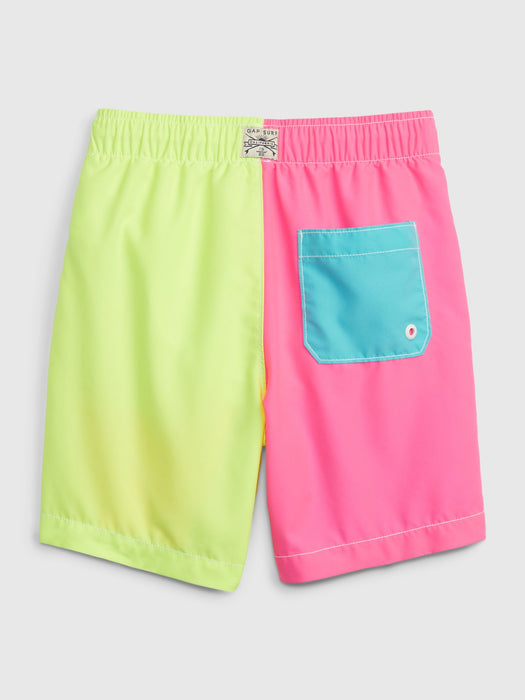 Kids 100% Recycled Swim Trunks
