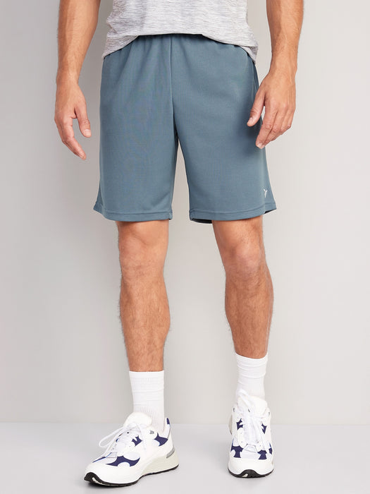 Go-Dry Mesh Performance Shorts for Men -- 9-inch inseam