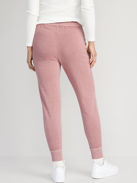 Mid-Rise Vintage Street Jogger Sweatpants for Women