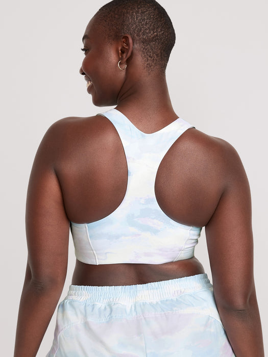 Medium Support PowerSoft Racerback Sports Bra for Women 2X-4X