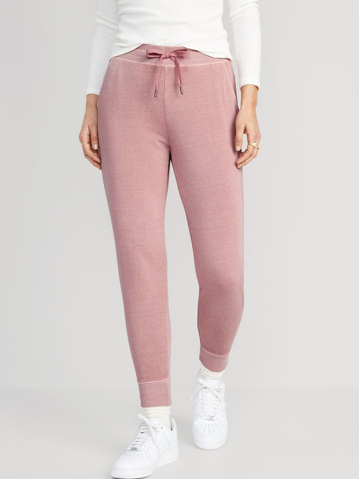Mid-Rise Vintage Street Jogger Sweatpants for Women