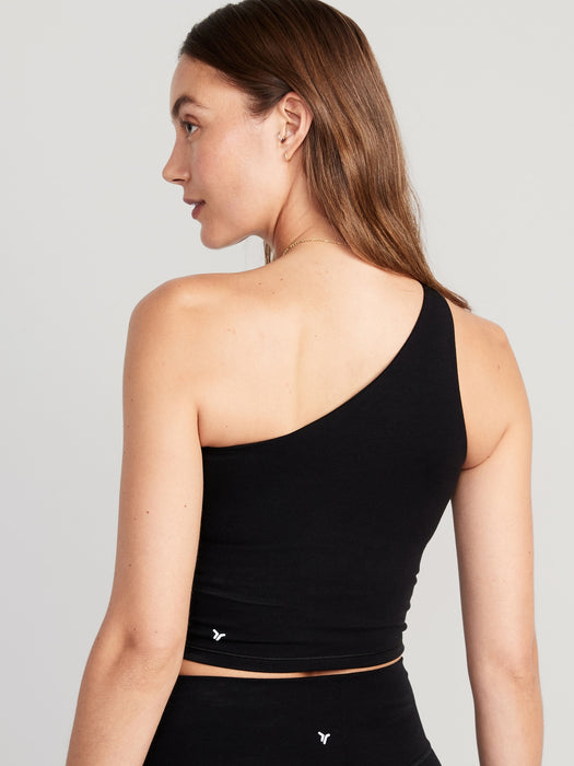 Light-Support PowerChill One-Shoulder Longline Sports Bra