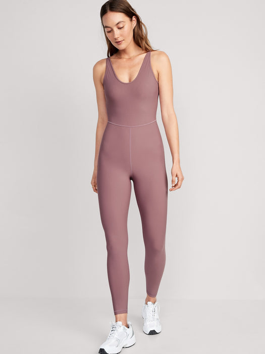 Sleeveless PowerSoft 7/8-Length Bodysuit for Women -- 25-inch inseam