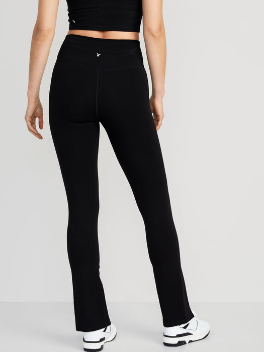 Extra High-Waisted PowerChill Cross-Front Split-Hem Leggings for Women