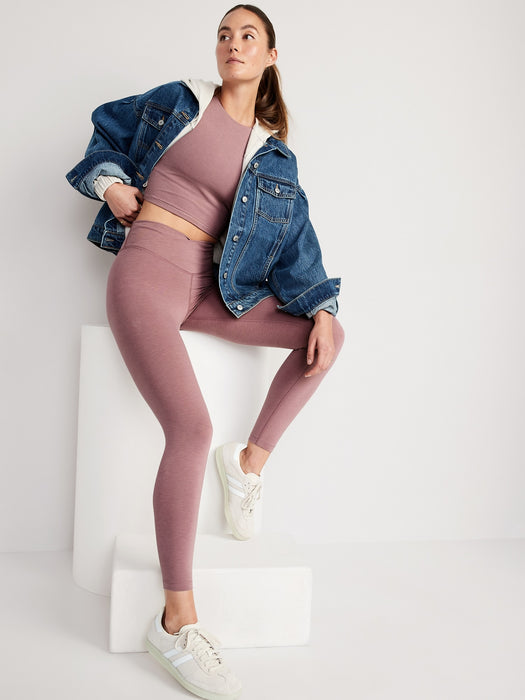 Extra High-Waisted PowerChill Crossover 7/8-Length Leggings for Women