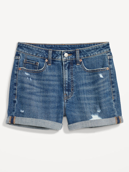 High-Waisted OG Jean Shorts -- 3-inch inseam