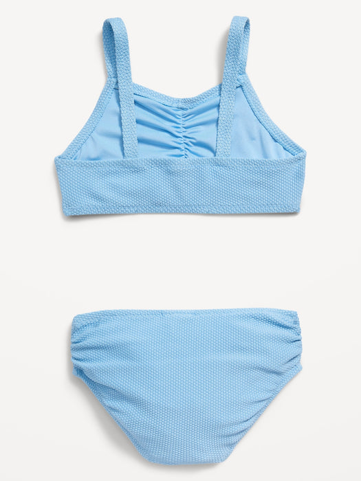 Side-Ruched Bikini Swim Set for Toddler & Baby