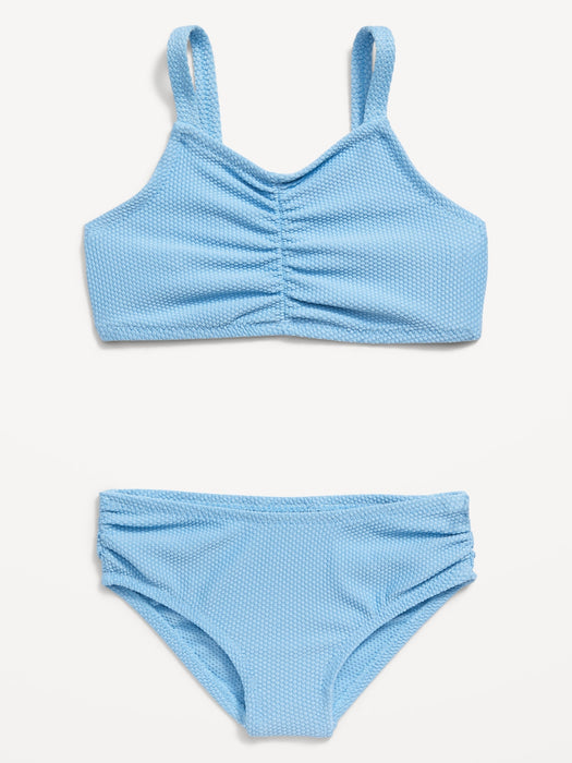 Side-Ruched Bikini Swim Set for Toddler & Baby