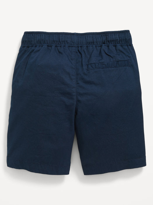 Twill Non-Stretch Jogger Shorts for Boys (Above Knee)