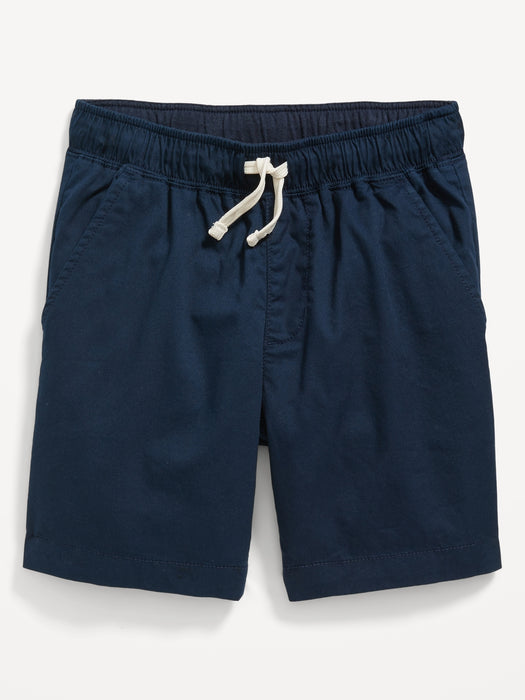 Twill Non-Stretch Jogger Shorts for Boys (Above Knee)