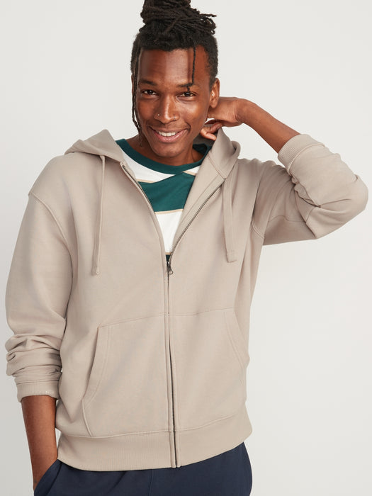 Oversized Zip-Front Hoodie for Men