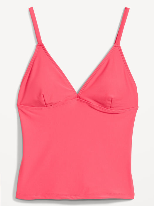 V-Neck Tankini Swim Top for Women