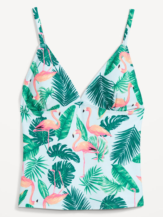 V-Neck Tankini Swim Top for Women