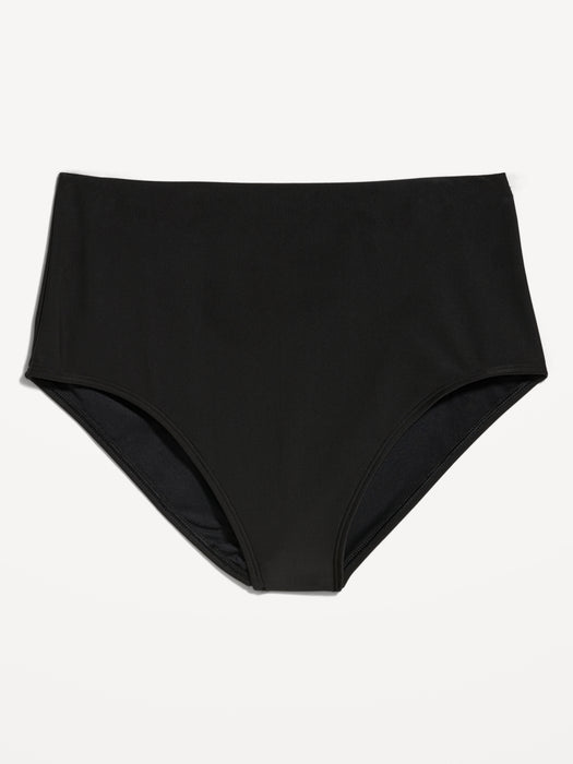 High-Waisted Classic Bikini Swim Bottoms for Women
