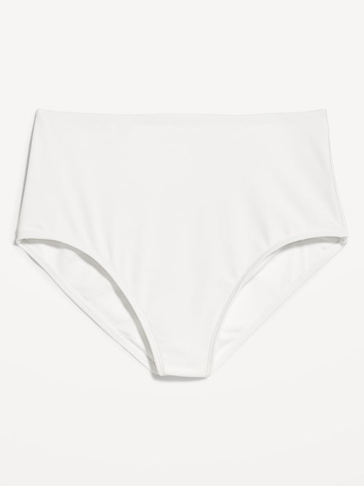 High-Waisted Classic Bikini Swim Bottoms for Women